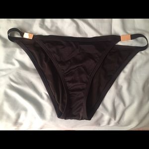 Large Victoria Secret Black Bikini Bottoms